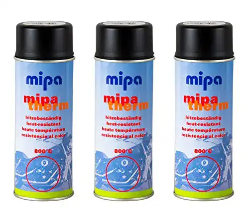Mipa Ofenlack Thermolack Schwarz hitzebeständig 400 ml