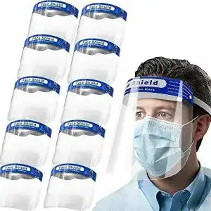 Gesichtsschutzschild von sb components für den industriellen Einsatz