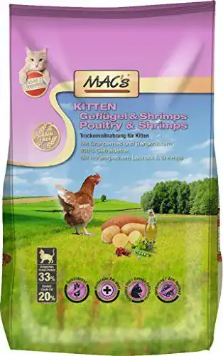 Mac’s Katzenfutter getreidefrei für Kitten, 1,5 kg