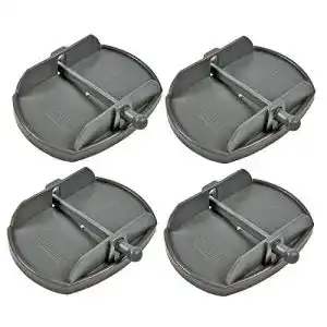Fiamma Wohnwagen-Stützplatten Set aus 4 Stück für Kurbelstützen