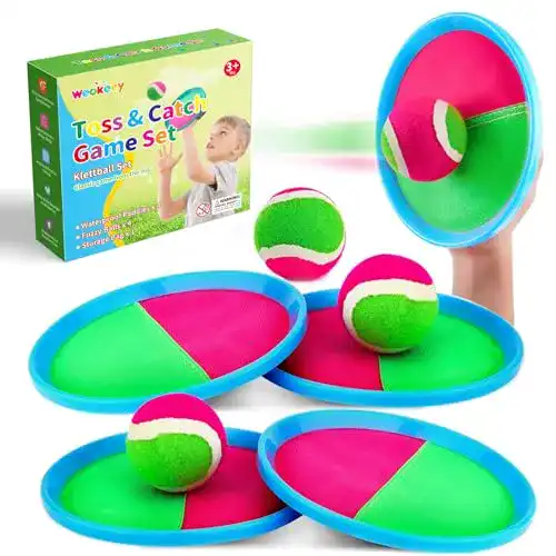Klettballspiel Weokeey für Strand, Pool und Garten