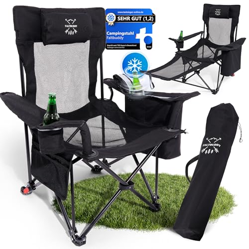 Karpfenstuhl Faltbuddy Campingstuhl und Liegestuhl klappbar