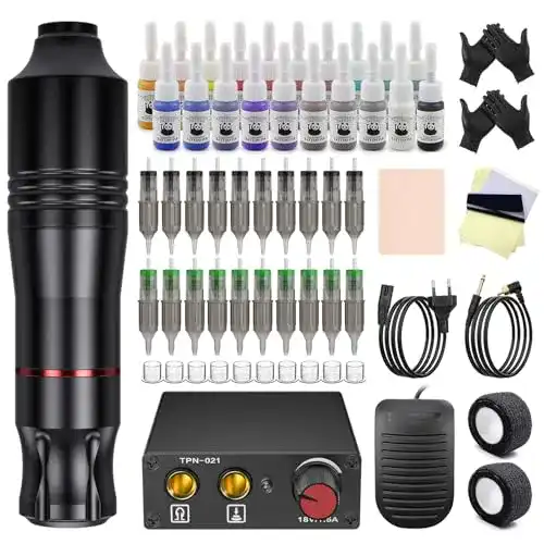 Tattoo-Pen Biomaser Tattoo Maschine Set Rotary Komplett