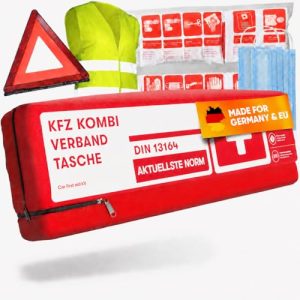 Warndreieck Purahelp KFZ Kombitasche mit Beatmungstuch DIN 13164