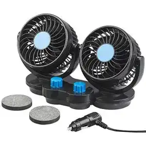 Kfz-Doppelventilator Lescars 12V für Autos