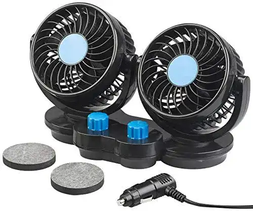 Kfz-Doppelventilator Lescars 12V für Autos
