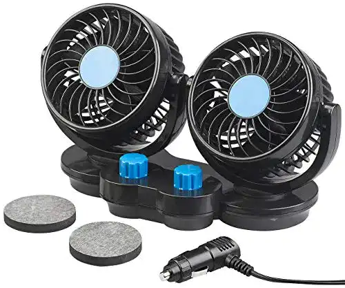 Kfz-Doppelventilator Lescars 12V für Autos
