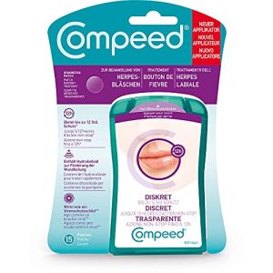 Compeed Herpesbläschen Patch mit Applikator 15 transparente Pflaster