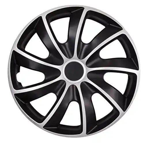 Radkappen NRM Quad 15 Zoll Bicolor Schwarz/Silber