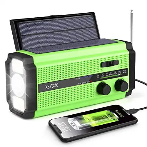 Kurbelradio Milfech Solar Radio für Notfälle und Outdoor-Aktivitäten