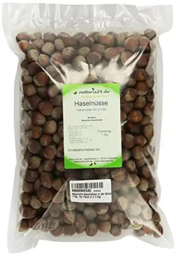 Haselnüsse Naturix24 in der Schale 1 kg, 1er Pack
