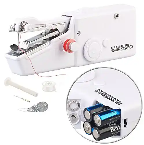 Mini Handnähmaschine von PEARL für mobile Nähprojekte
