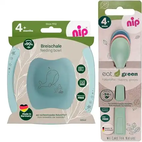 Breischalen Nip öko bio Geschirrset für Babys ab 4 Monaten