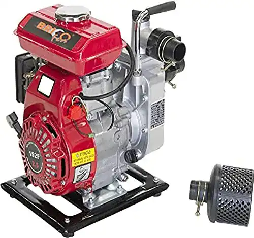 Benzin-Wasserpumpe Bricoferr mit 97 ccm Motor und 2,5 PS