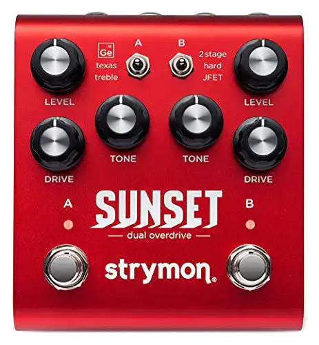 Strymon Sunset Dual Overdrive Pedal für Gitarristen