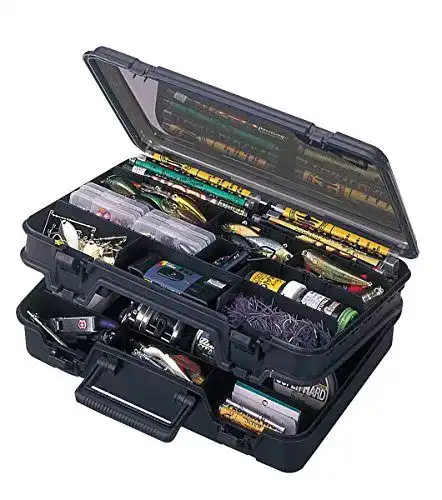 Angelkoffer Meiho VS-3070 in Schwarz mit intelligenter Einteilung