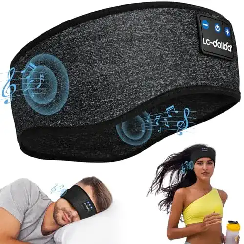 Schlafkopfhörer LC-Dolida Bluetooth 5.3 im Stirnband-Design