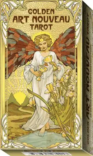 Tarotkarten Golden Art Nouveau von Lo Scarabeo