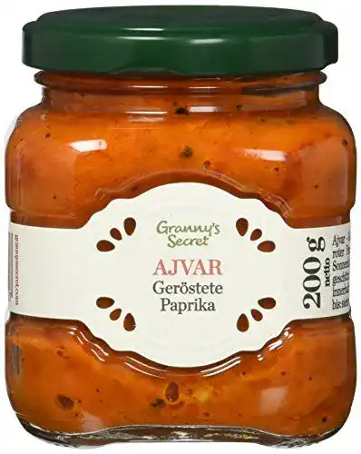 Ajvar Granny’s Secret geröstete Paprika aus Serbien im 2er Set