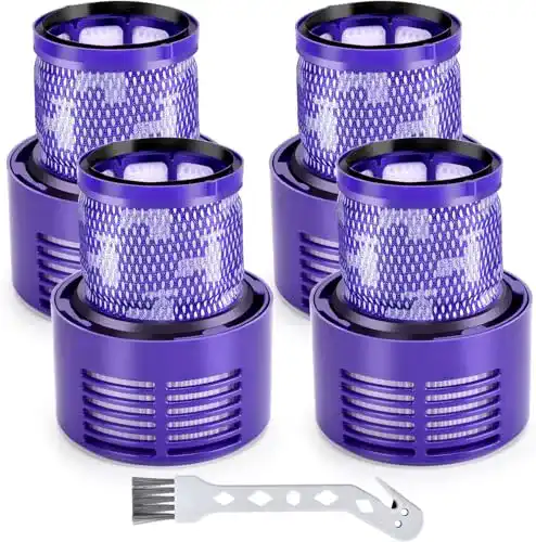 Artraise V10 Filter für Dyson Staubsauger 4 Stück waschbar