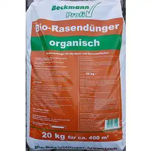 Beckmann Bio-Rasendünger organisch für Rasenflächen 20 kg