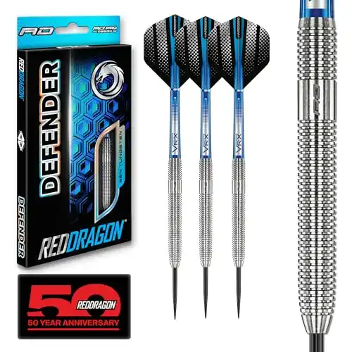 Red Dragon Defender 24g Wolfram Darts Set für Darts-Spieler