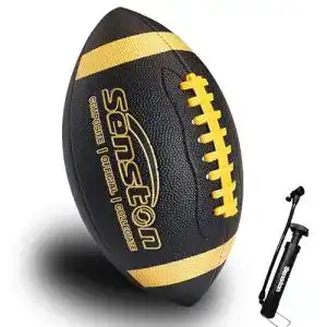 Senston Football American Size 9 Unisex-Jugend aus Komposit-Leder