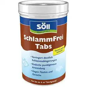 Teichschlammsauger von Söll – SchlammFrei Tabs für Teichpflege