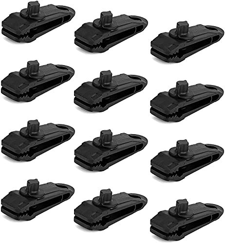 Planenclips Luter 12-teiliges Set mit Verriegelungsclips für Planen
