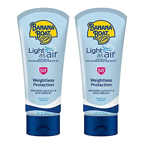 Banana Boat Light As Air Sonnencreme mit SPF 50, 6oz – 2er Pack