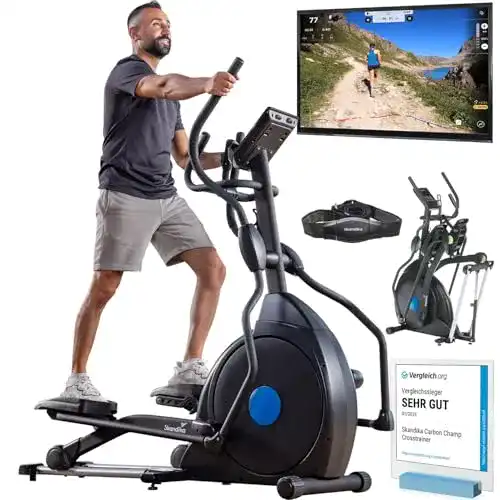 Ellipsentrainer Skandika Crosstrainer CardioCross Carbon Champ