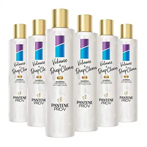 Pantene Pro-V Volume und Deep Clean Shampoo im 6er Pack
