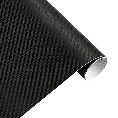 Carbon-Folie Könighaus 3D Schwarz für Autofolierung