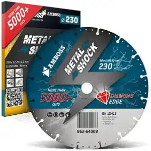 Trennscheibe 230 mm für Metallverarbeitung und Stahlbearbeitung