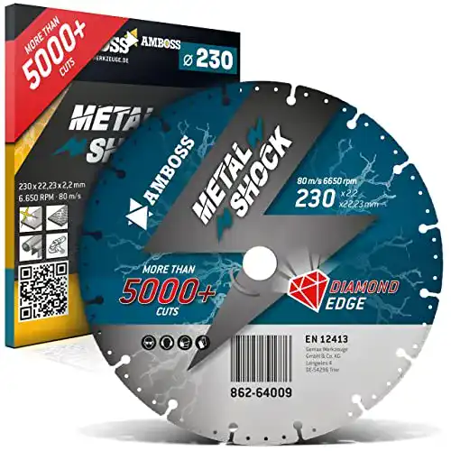 Trennscheibe 230 mm für Metallverarbeitung und Stahlbearbeitung