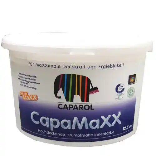 Caparol CapaMaXX Wandfarbe 12,5 Liter Weiß für Innenräume