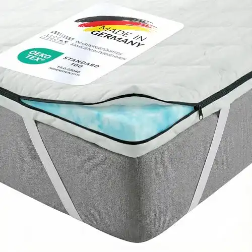 Gel-Topper 80×200 cm NightGel Gelschaum Matratzenauflage