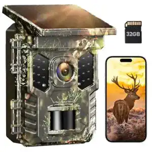 Wildkamera mit WLAN und Handyübertragung für 4K Videos