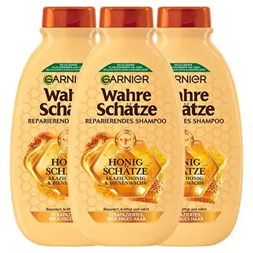 Garnier Wahre Schätze Reparierendes Shampoo mit Honig für strapaziertes Haar