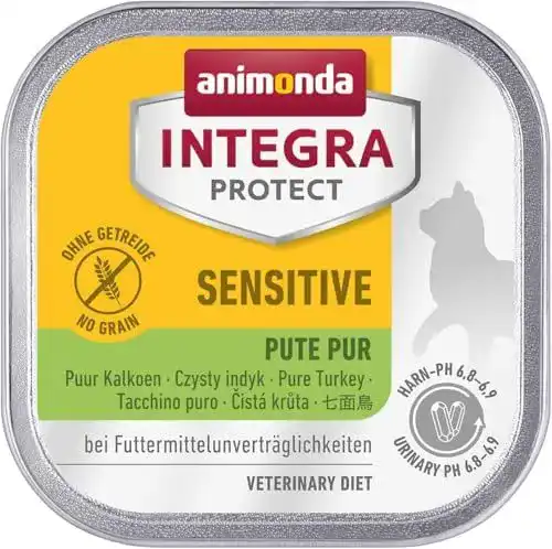 Animonda Nassfutter für Katzen Integra Protect Sensitive Pute Pur
