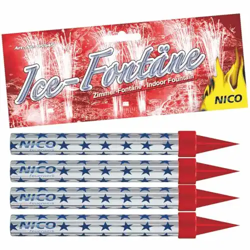 Eisfontäne Nico Europe 4er Set für Tortendekoration