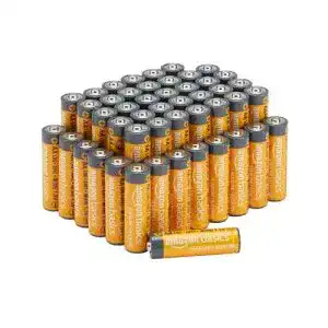 Amazon Basics AA-Alkali-Batterien 1,5 V, 10 Jahre lagerfähig, 48 Stück