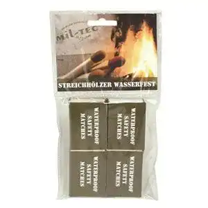 Sturmstreichhölzer Mil-Tec wasserfest im 4er Pack