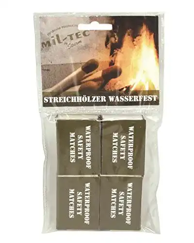 Sturmstreichhölzer Mil-Tec wasserfest im 4er Pack