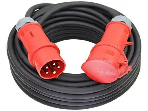 Starkstromkabel CEE 400V 16A 5×2,5mm² H07RN-F 10m