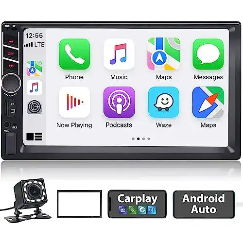 Autoradio mit Apple CarPlay von podofo Doppel Din Multimedia System