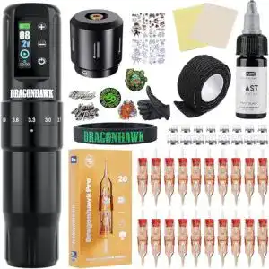 Tattoo Maschine Set Dragonhawk – Pen Kit für Tätowierer