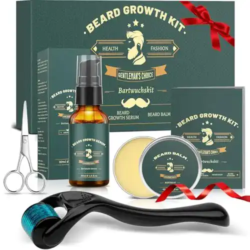 Bartwuchsmittel KHOLEZ Beard Growth Kit für Männer