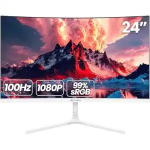 24 Zoll Curved-Monitor Crua FHD (1920 x 1080) mit 100 Hz