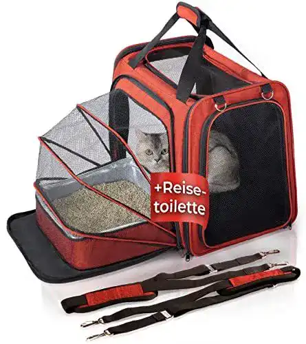 Katzentransportbox You Decide Munich mit Katzenklo